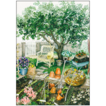 Postkarte - Gartenarbeit - Inge Löök